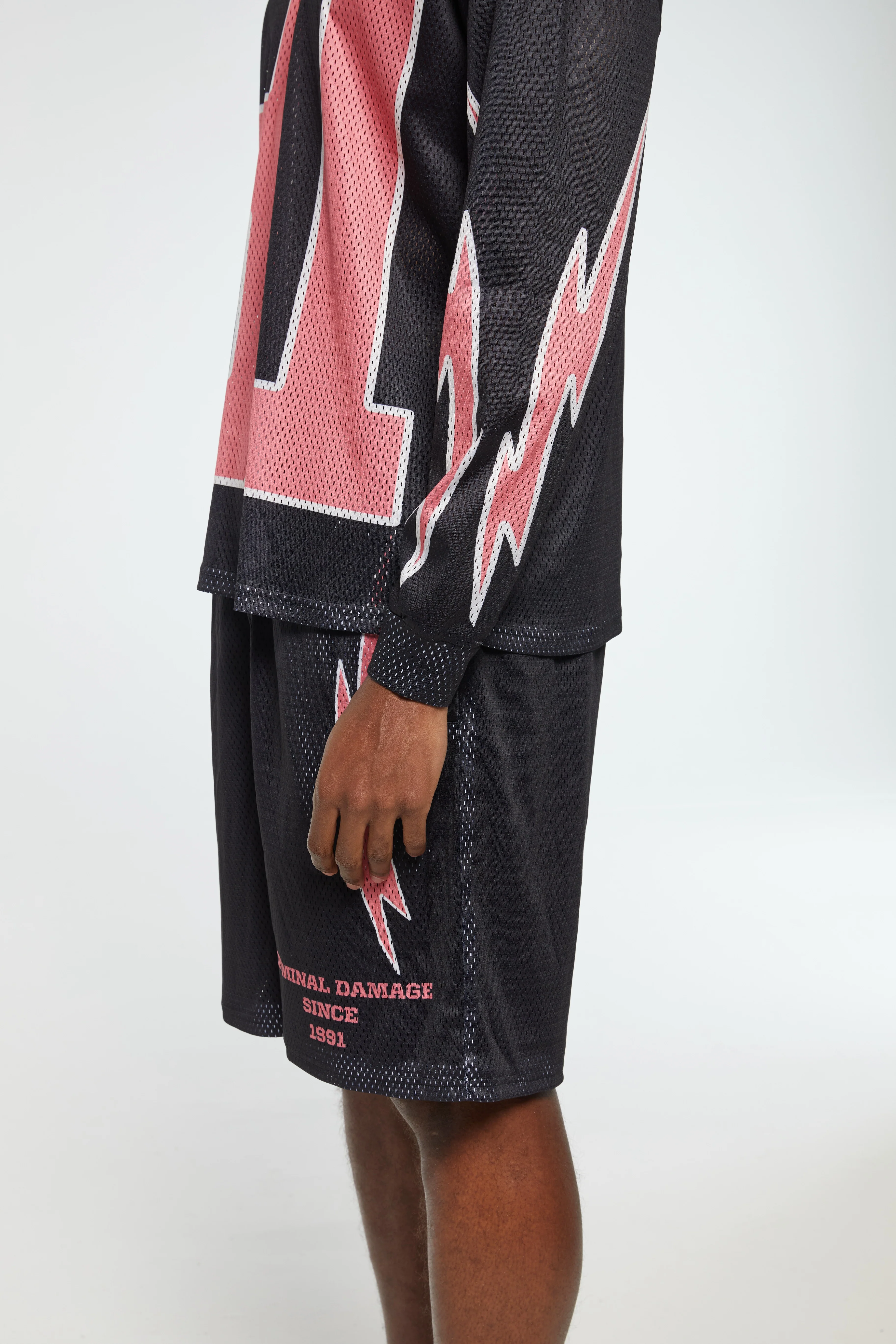 BOLT PRINTED SHORTS - Image 4