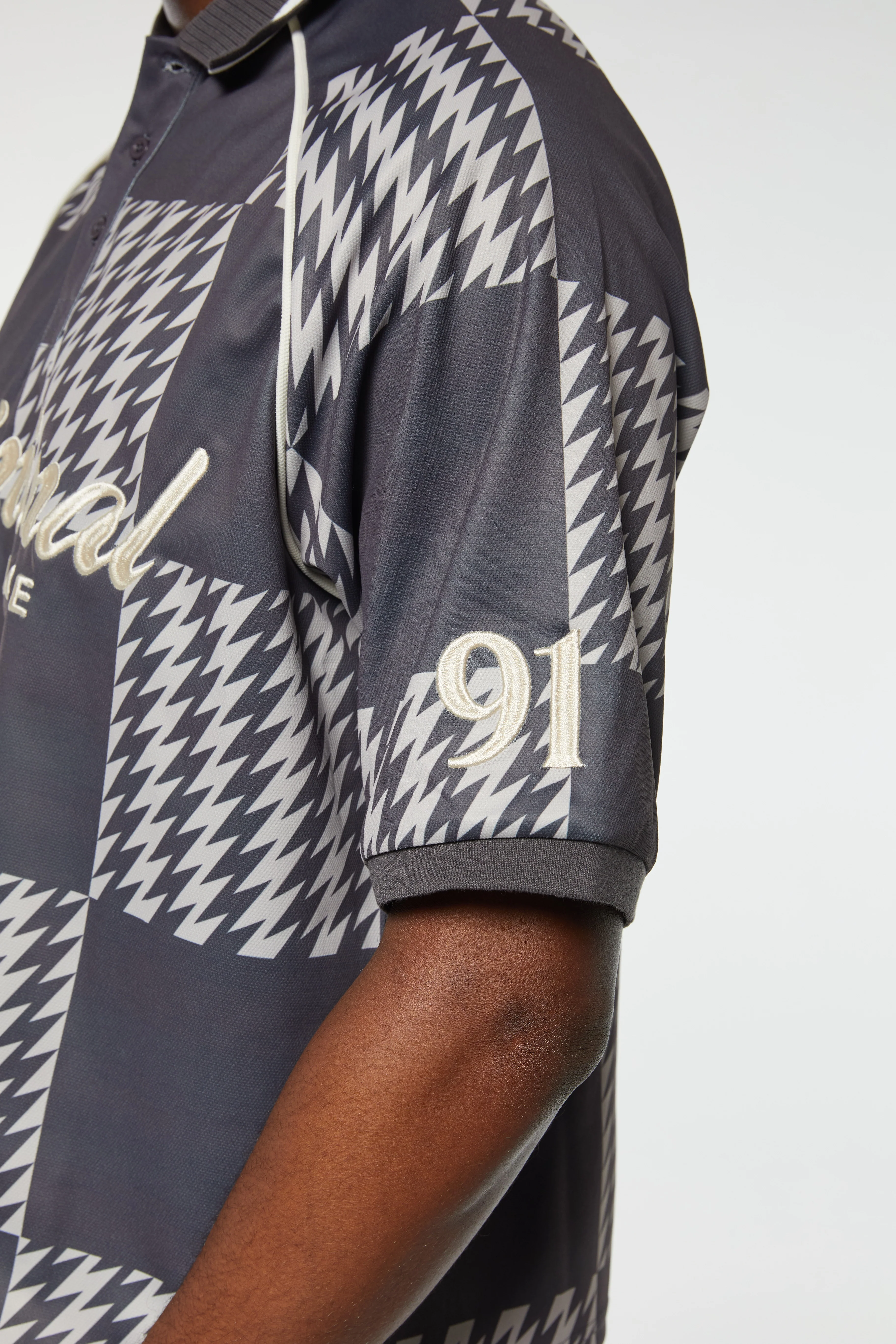 CHECKERBOARD POLO SHIRT - Image 7