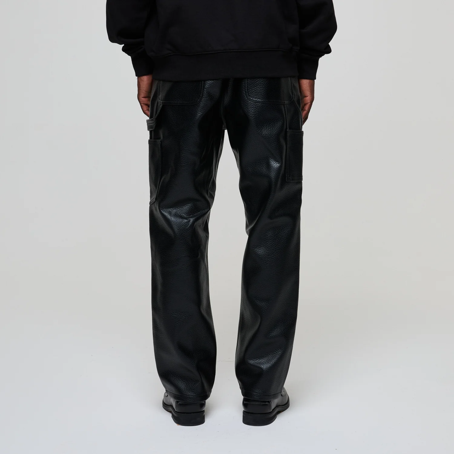 LEATHER CARPENTER PANT - Image 4