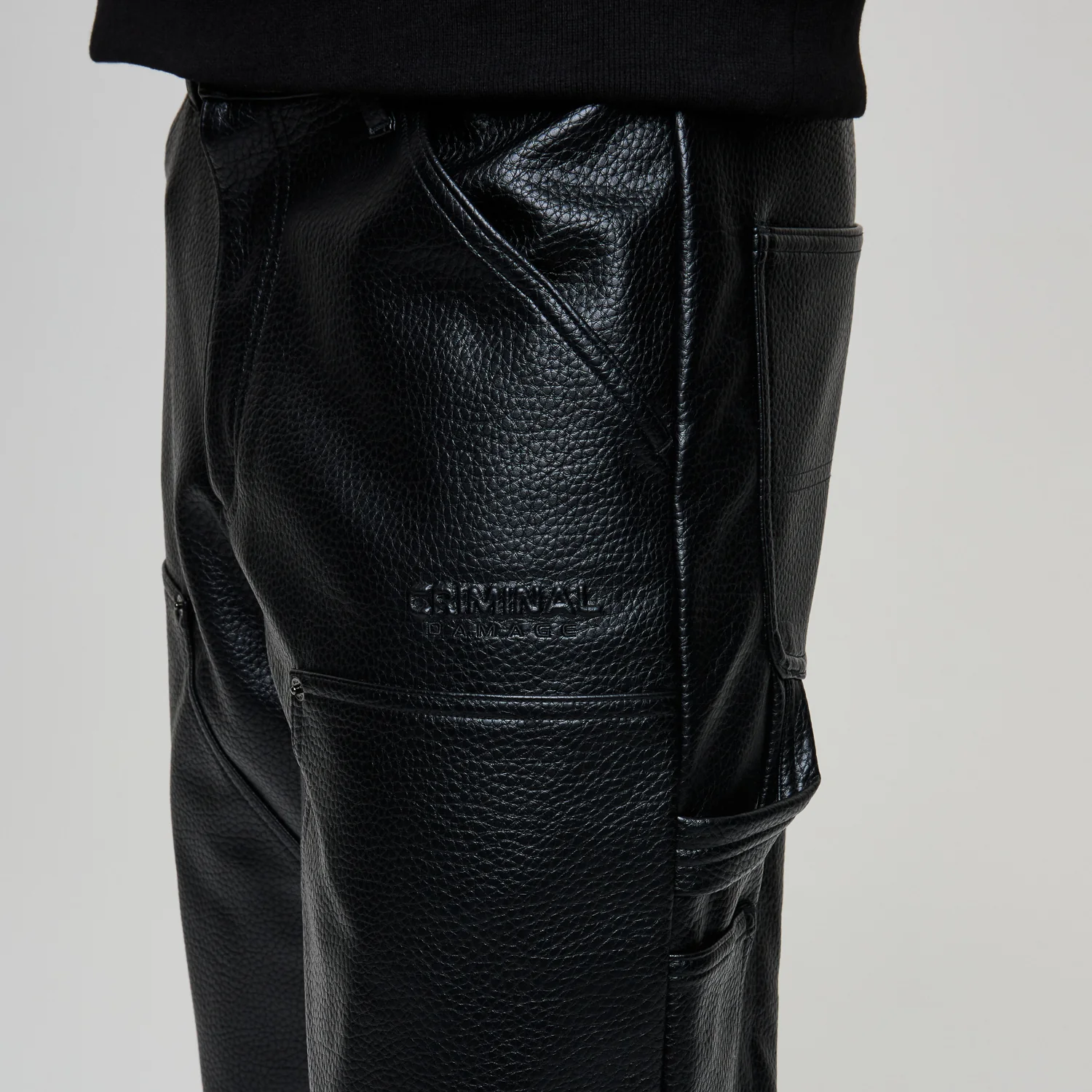 LEATHER CARPENTER PANT - Image 5