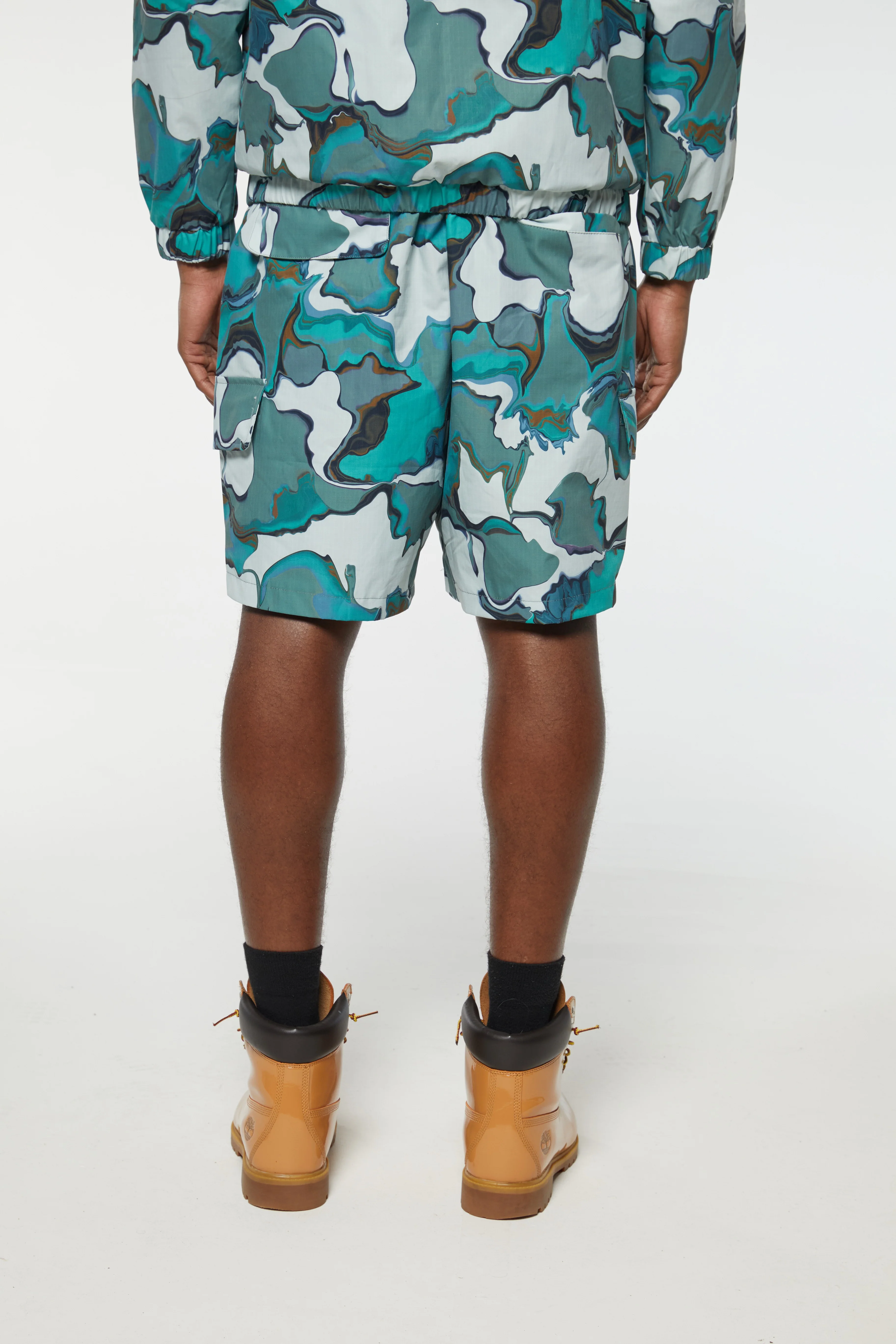 MARBLE PRINT SHORTS - Image 5