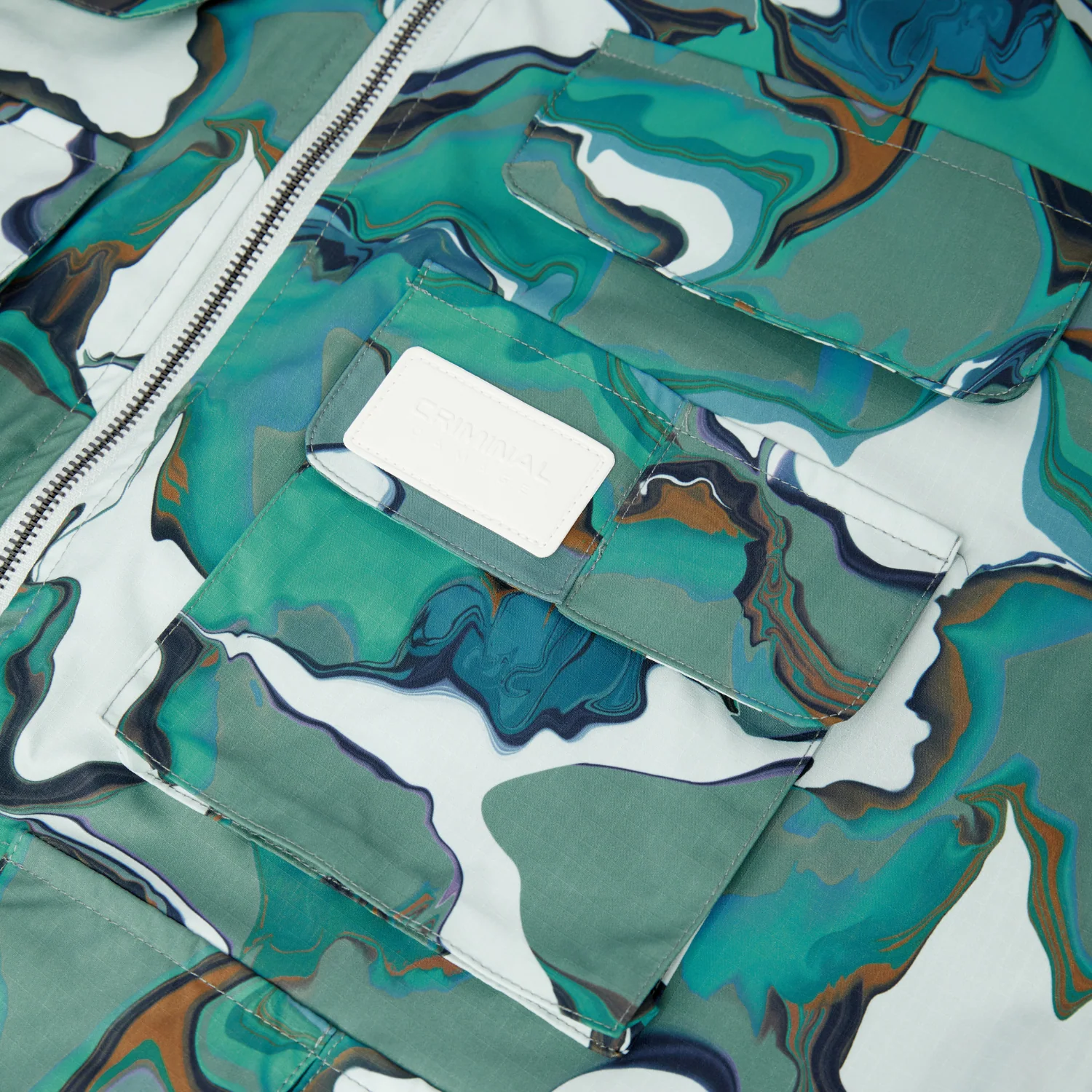 MARBLE POCKET HOODIE - Image 4