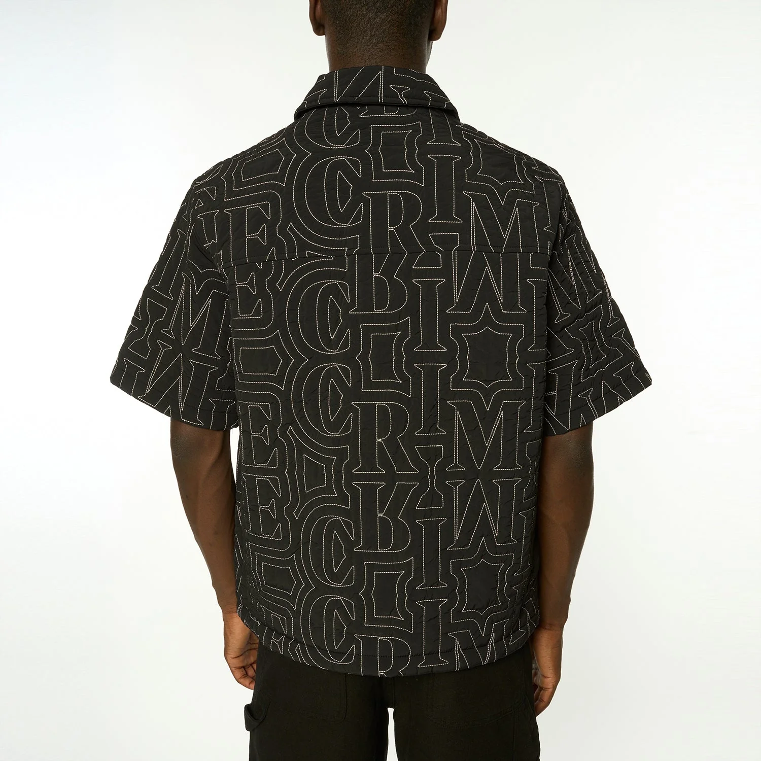 QUILT EMBROIDERY ZIP SHIRT - Image 6