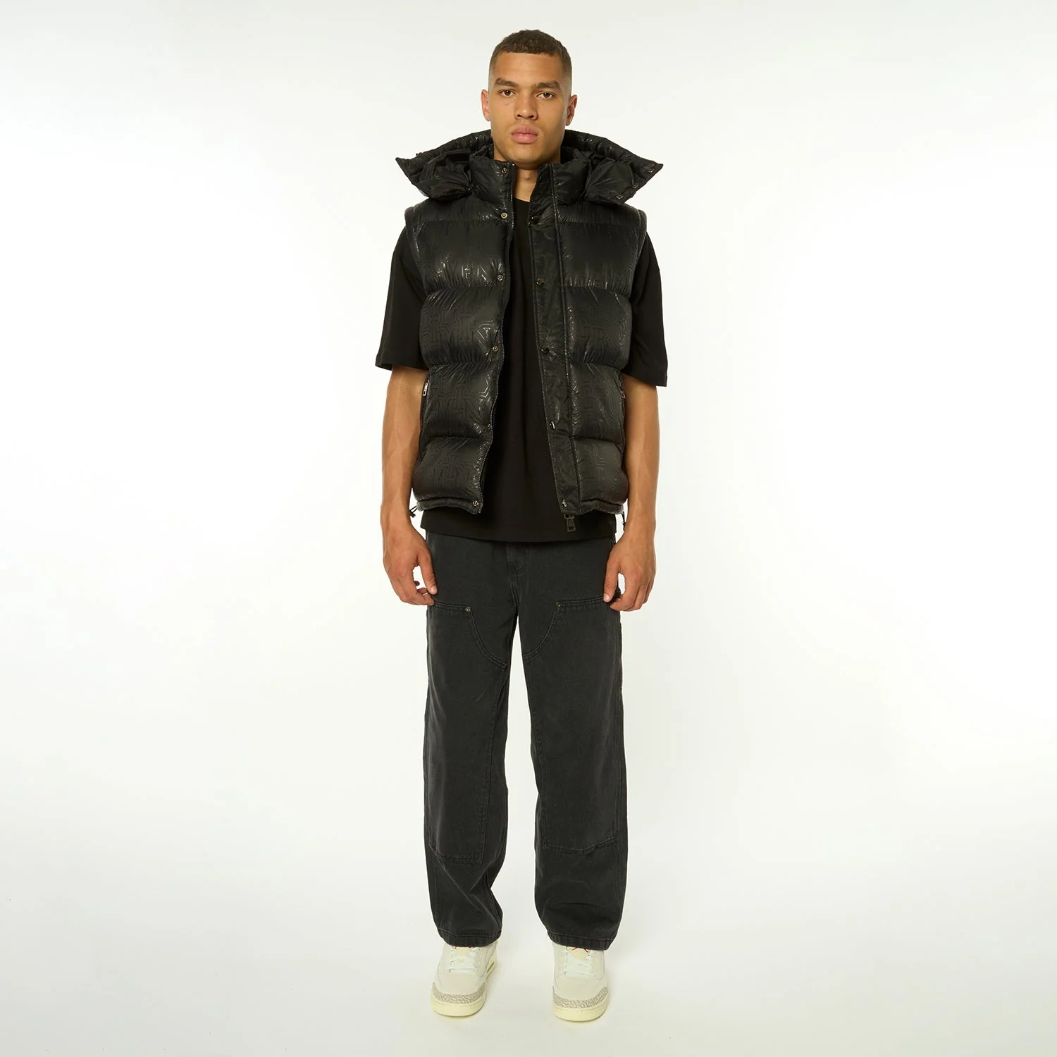 SILICON LOGO PRINT PUFFER JACKET - Image 10