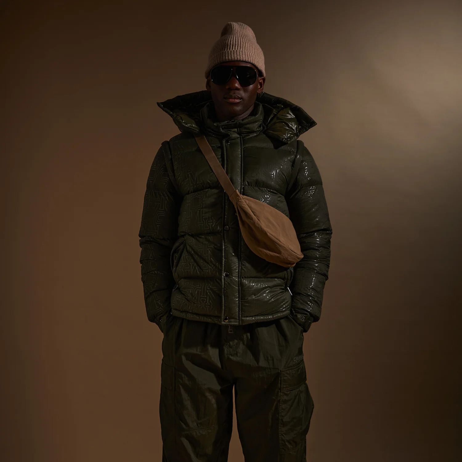 SILICON LOGO PRINT PUFFER JACKET - Image 16