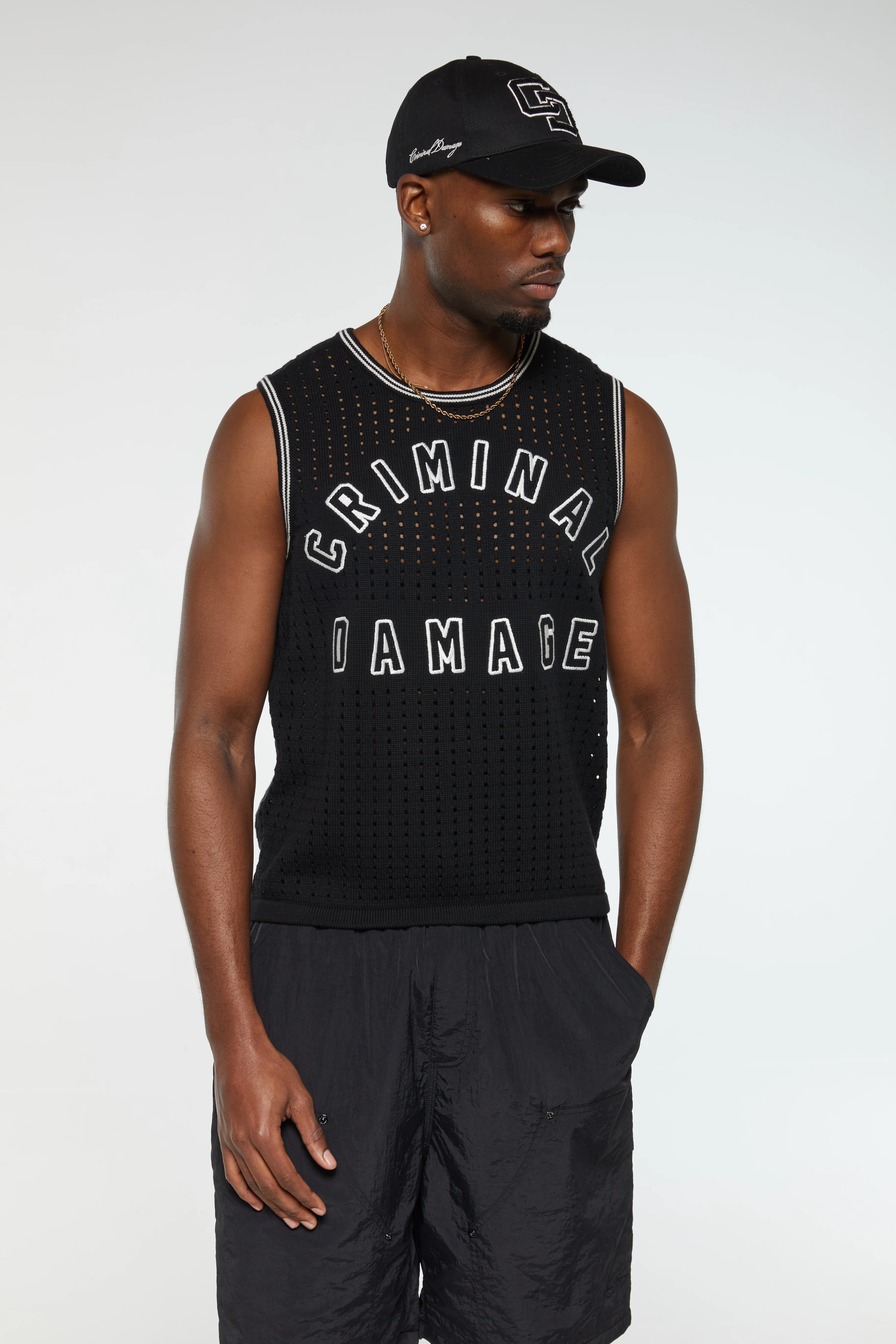 VARSITY CROCHET VEST - Image 6